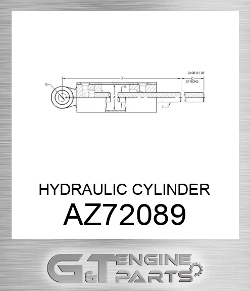 AZ72089 HYDRAULIC CYLINDER