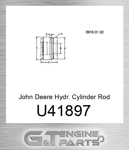 U41897 Hydr. Cylinder Rod Guide