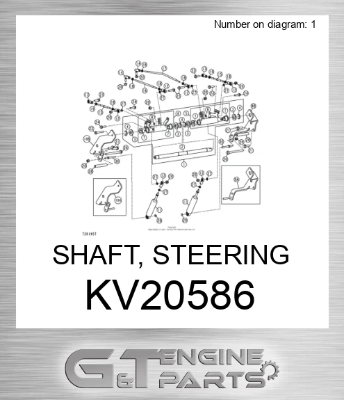 KV20586 SHAFT, STEERING