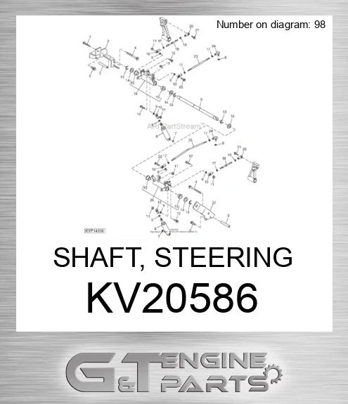 KV20586 SHAFT, STEERING
