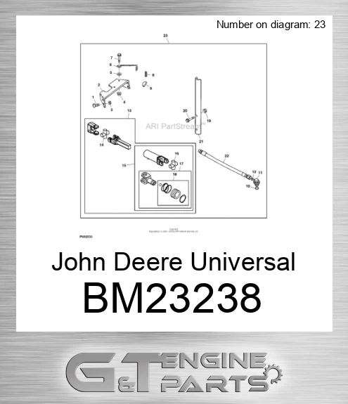BM23238 Universal Driveshaft