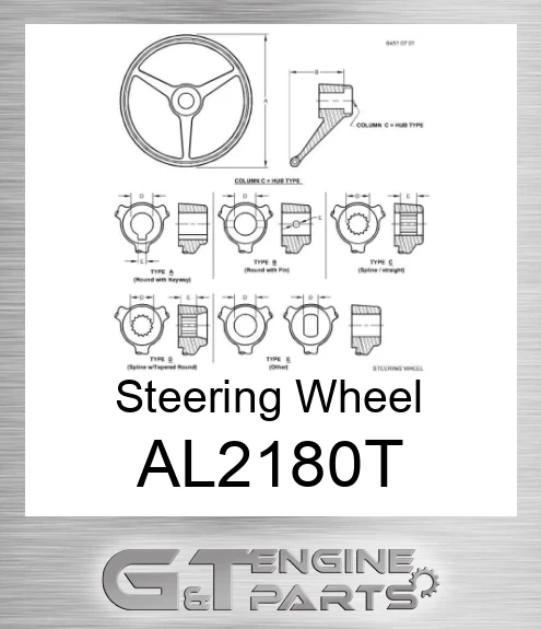 AL2180T Steering Wheel