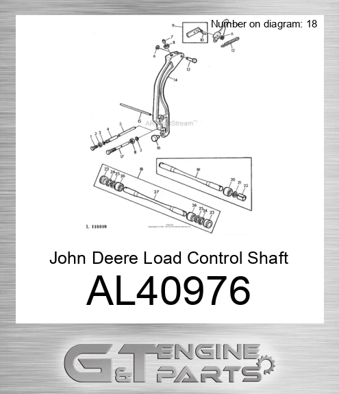 AL40976 Load Control Shaft