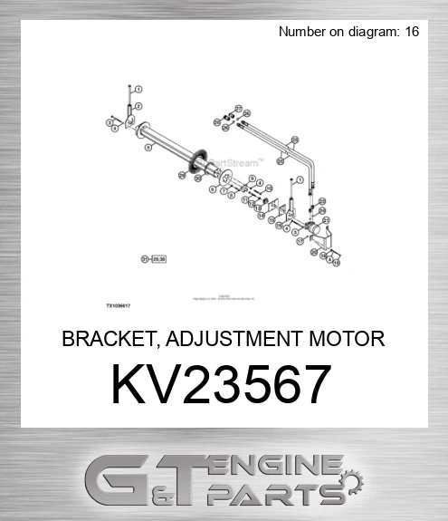 KV23567 BRACKET, ADJUSTMENT MOTOR MOUNT