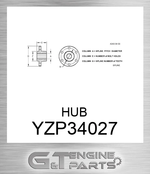 YZP34027 HUB