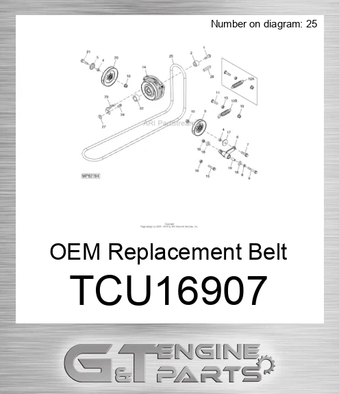 TCU16907 OEM Replacement Belt