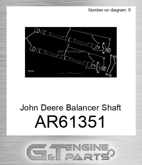 AR61351 Balancer Shaft