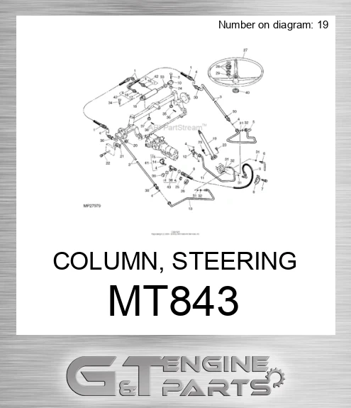 MT843 COLUMN, STEERING