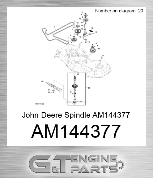 AM144377 SPINDLE