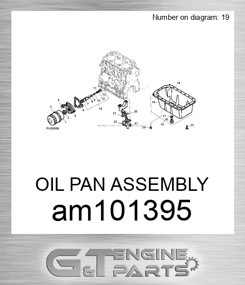AM101395 OIL PAN ASSEMBLY