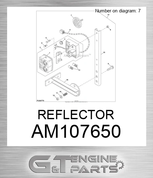 AM107650 REFLECTOR