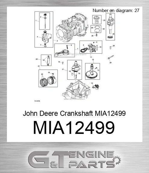 MIA12499 Crankshaft