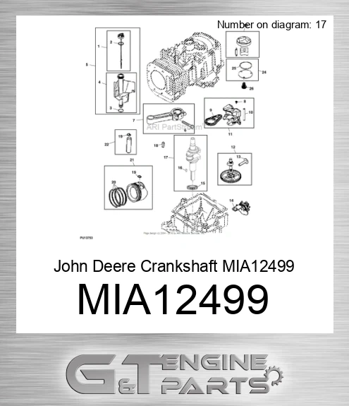MIA12499 Crankshaft