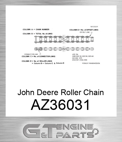 AZ36031 Roller Chain