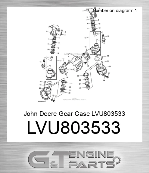LVU803533 Gear Case