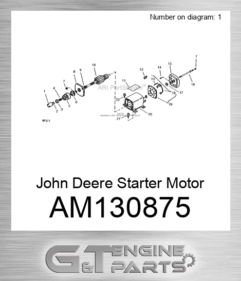 AM130875 Starter Motor