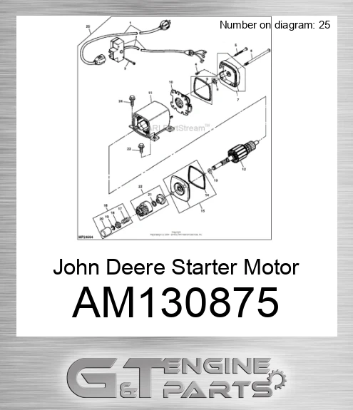 AM130875 Starter Motor