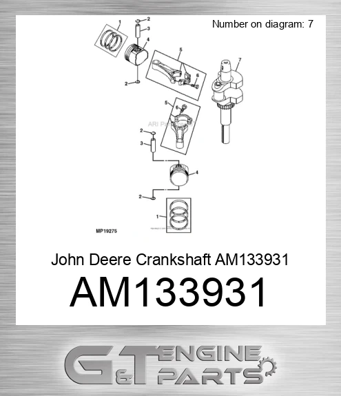 AM133931 Crankshaft