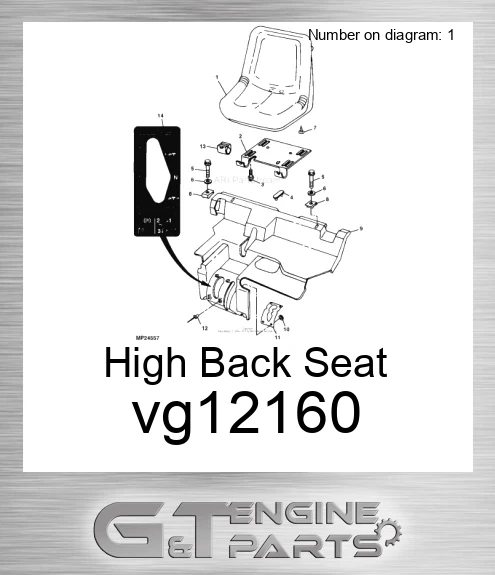 VG12160 High Back Seat