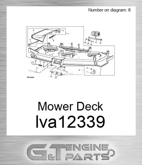 LVA12339 Mower Deck