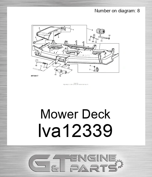 LVA12339 Mower Deck