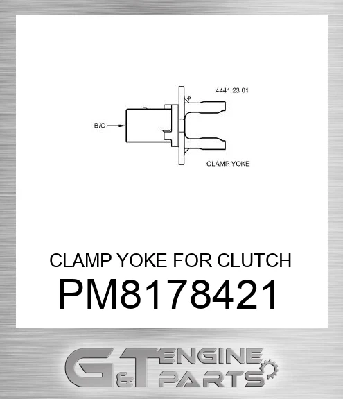 PM817-8421 CLAMP YOKE FOR CLUTCH