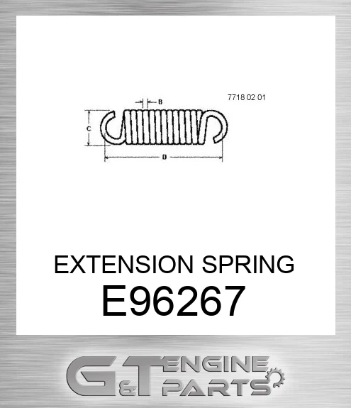 E96267 EXTENSION SPRING