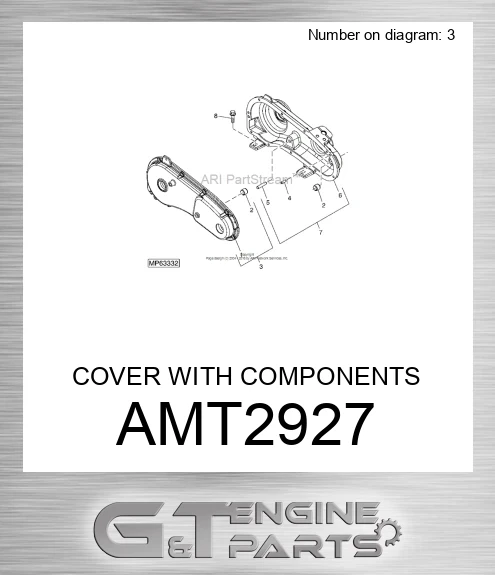AMT2927 COVER WITH COMPONENTS