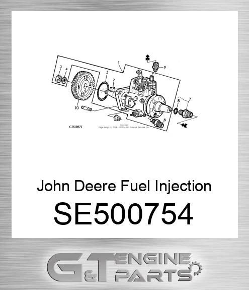 SE500754 Fuel Injection Pump Reman