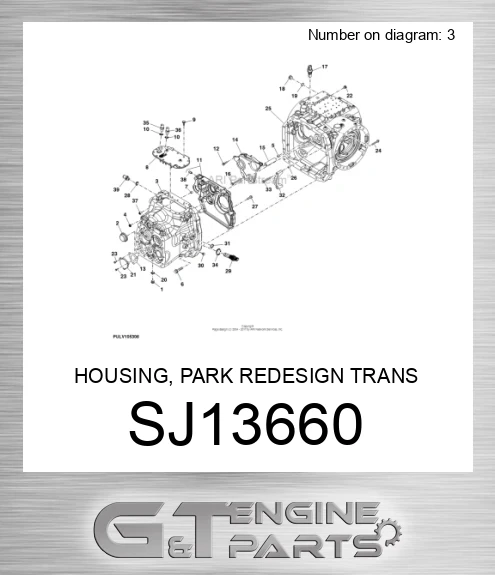 SJ13660 HOUSING, PARK REDESIGN TRANS CASE S