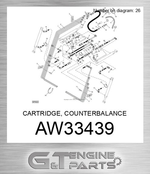 AW33439 CARTRIDGE, COUNTERBALANCE