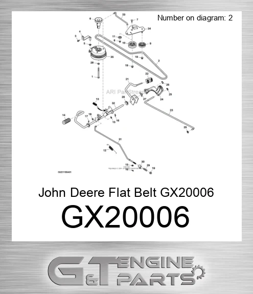 GX20006 Flat Belt
