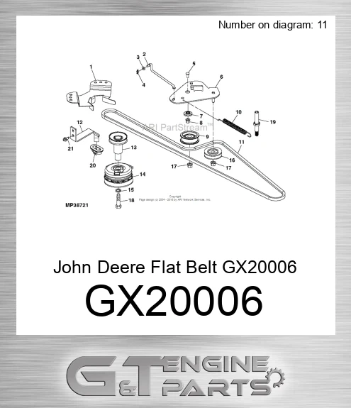 GX20006 Flat Belt