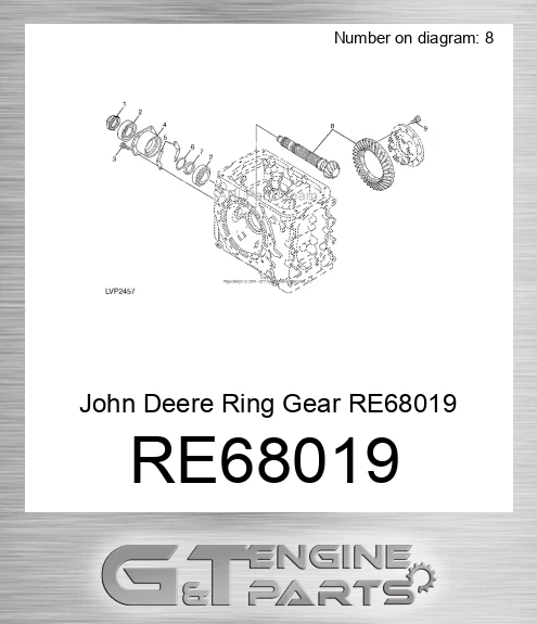 RE68019 Ring Gear