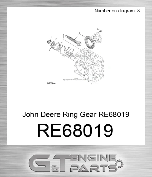 RE68019 Ring Gear