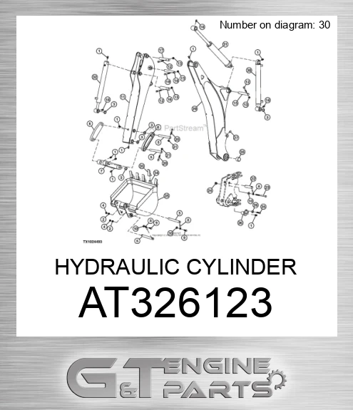 AT326123 HYDRAULIC CYLINDER