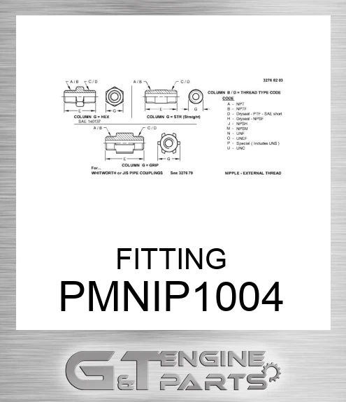 PMNIP100-4 FITTING