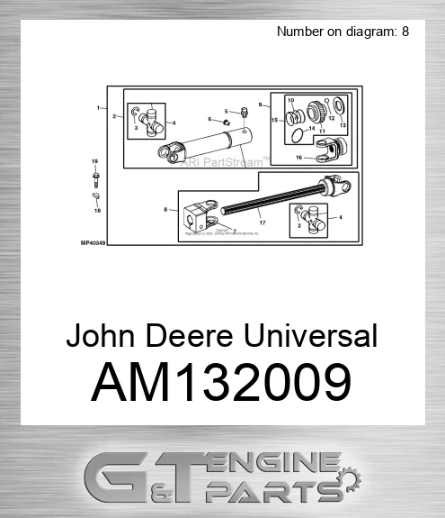 AM132009 Universal Driveshaft