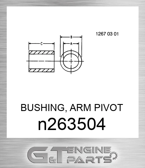 N263504 BUSHING, ARM PIVOT