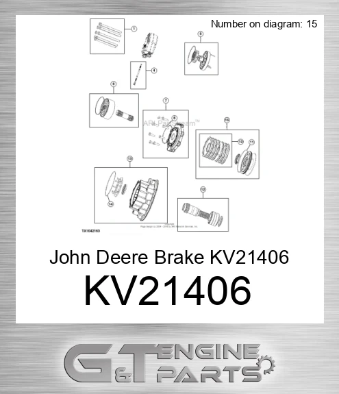 KV21406 John Deere Brake KV21406