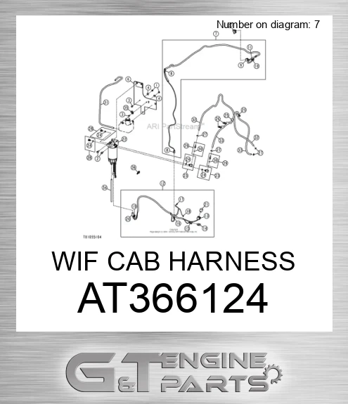 AT366124 WIF CAB HARNESS