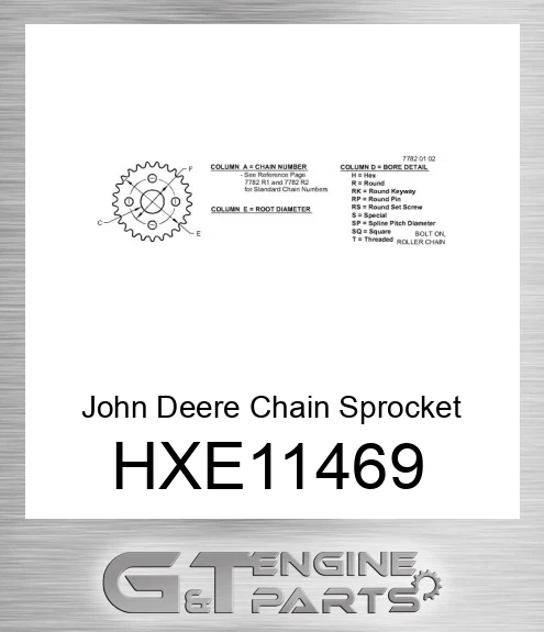 HXE11469 Chain Sprocket