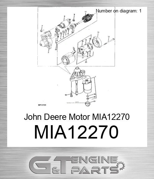 MIA12270 Motor