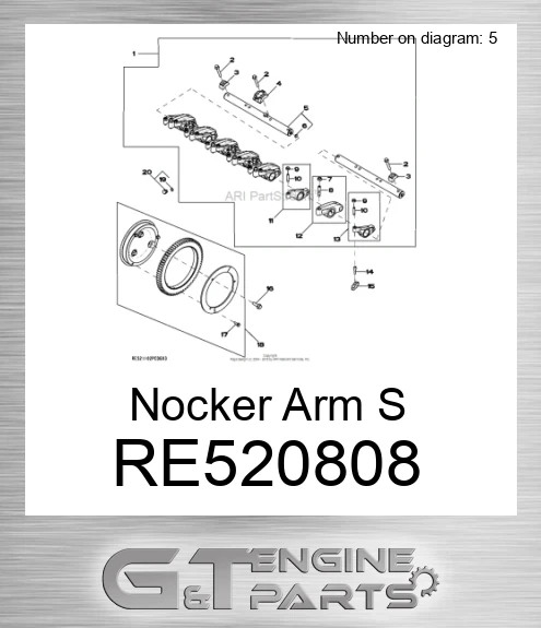 RE520808 Nocker Arm S