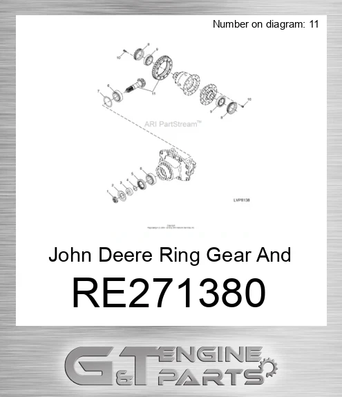 RE271380 Ring Gear And Pinion