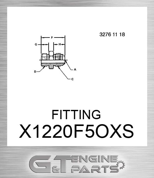 X12-20F5OX-S FITTING
