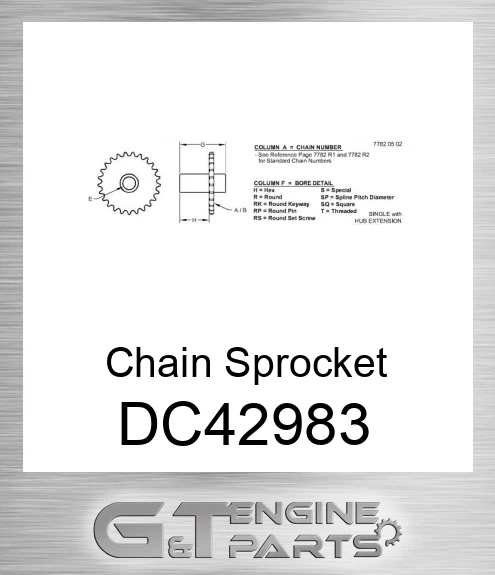 DC42983 Chain Sprocket