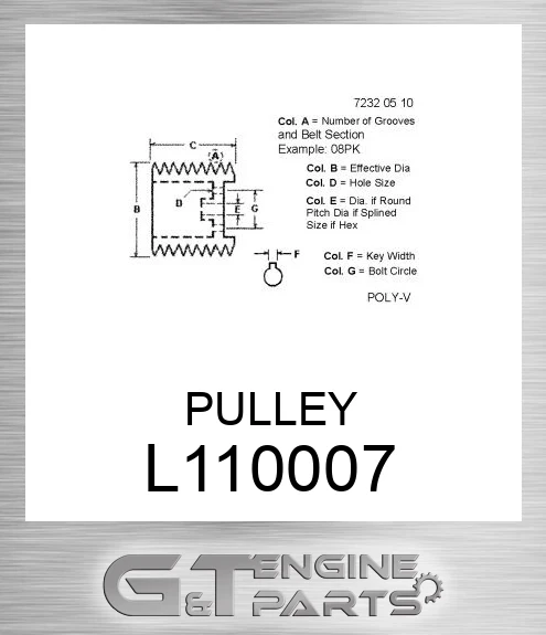 L110007 PULLEY