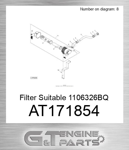 AT171854 Filter Suitable 1106326BQ