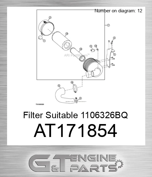 AT171854 Filter Suitable 1106326BQ